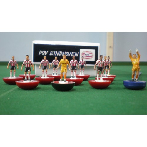 Subbuteo Andrew Table Soccer PSV Eindhoven 2014-2015 on Lightweight Bases